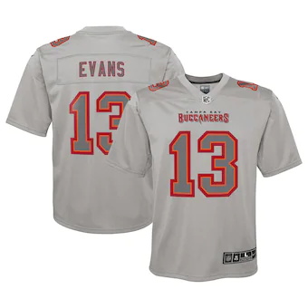 youth nike mike evans gray tampa bay buccaneers atmosphere 